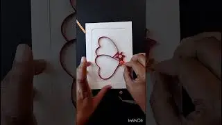 Quilling greeting card #shorts #shortsfeed #paper quilling
