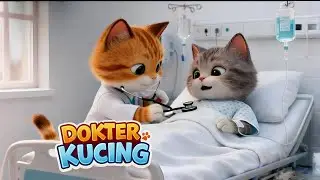 Dokter Kucing 🐱 | Lagu Anak Anak Indonesia | Lagu Kucing Lucu & Edukatif