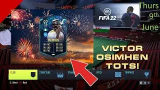 Fifa 22  |     92 TOTS Osimhen SBC!  plus GUARANTEED TOTS Serie A pack!  and more!