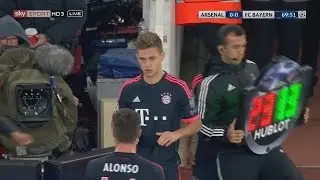 Joshua Kimmich vs Arsenal Away HD 720p (20/10/2015) by 1900FCBFreak