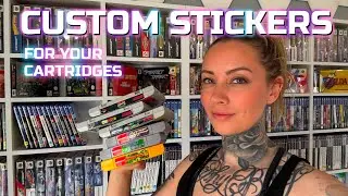 Handy Labels for your Nintendo 64 and Super Nintendo games! Cartridge top stickers