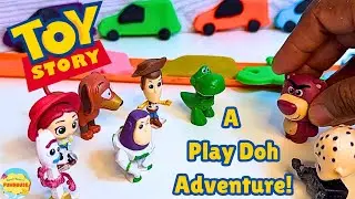 TOY STORY Play Doh Car Factory Rescue! Will Andy Save the Factory? #preschool 