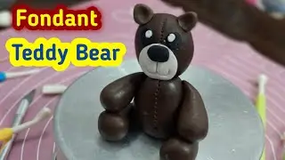 Fondant  ka teddy bear banana sikhe 🤗/How to make teddy bear 🧸 