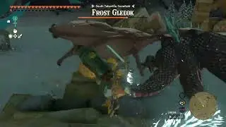Zelda tears of the kingdom Frost Gleeok battle ( good ol' rocket shield and gibdo bone strat )