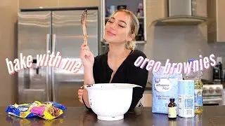 BAKE WITH ME! | Gooey Oreo Brownies