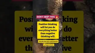 Think Positive, Achieve More 💪 | Motivation #Shorts