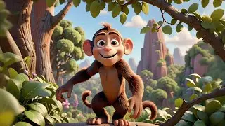 Max Monkey Swings in Trees | Fun Kids Song | Nursery Rhymes and Baby Songs