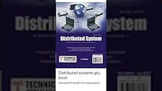 Distributed systems/gtu/BE/sem 7/Computer science and engineering book pdf