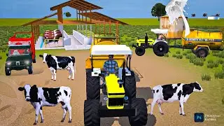 I Started  Milk 🥛Business In Indian Vehicles Simulator Gameplay|| Cow 🐄 Farm 😎|| @Neplootoff 
