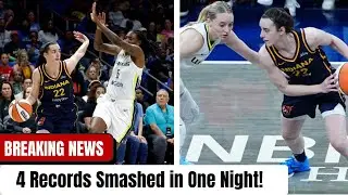 Clark BREAKS 4 RECORDS as Fever DESTROY Paige Bueckers & Wings