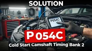 КАК ИСПРАВИТЬ ОШИБКУ P054C OBD II - Хронология фаз газораспределения при холодном запуске, блок 2