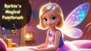 Barbie's Magical Paintbrush: A Colorful Adventure! ✨ #fairytalemagic #magical