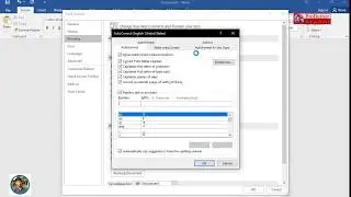 ms word 2016 auto correction enable/disable 2020