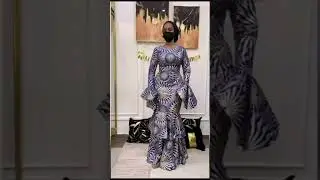 Modest and Beautiful Ankara African fashion dress styles for ladies #africanfashionstyles