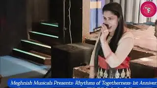 Medley songs- Natasha ji in 1st Anni. Live Music Show by Meghnish Musicals-12.12.2025
