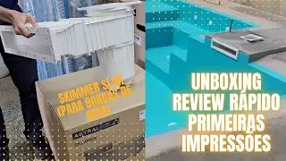 Skimmer Astralpool Slim (Coadeira boca Fina da Fluidra) Unboxing e primeiras impressões