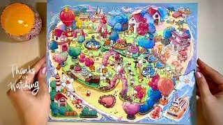 [ASMR] Scene Sticker | DIY Wedding Island 💍🏝️✨ Cute & Relaxing