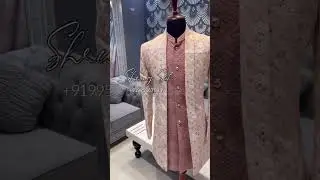 Designer Achkan Open shrug Sets for Men
