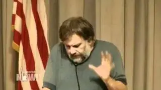 Славой Жижек в театре Cooper Union &mdash; сначала трагедия, потом фарс