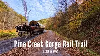 Pine Creek Gorge Bike packing in Fall