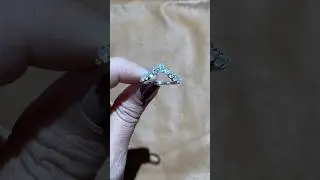 Pear Cut Lab Diamond Crown Wedding Band | Elegant & Eco-Friendly Wedding Ring #labgrowndiamond #ring