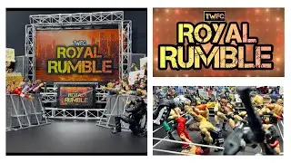 WWE figures Royal Rumble Match- 30 man TWFC 