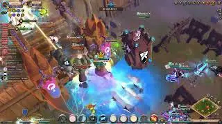 Territory Siege POV &mdash; Bedrock Mace Support with Demon Armor | Albion Online