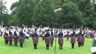 Field Marshal Montgomery Pipe Band at Antrim & Newtownabbey Championships 2025 -  recorded by David