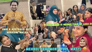 Mehndi Ceremony 💚 Pure Ghar Ki Mehndi & Amir Ki New Scooty 😳 | Adil Ayesha Vlogs