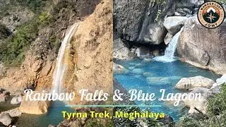 Tyrna Trek to Rainbow Falls and Blue Lagoon | Most Beautiful Trek in Meghalaya | 4K