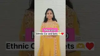 Meesho Ethnic Co-ord Sets 🫶&hearts;️ #shorts #ytshorts #trends #viral #fashion