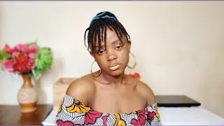 How to: Quick and cute hairstyle on 4c hair with no added hair| 5 minutes hairstyles for thin edges|