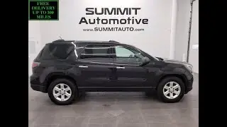 2015 GMC ACADIA SLE2 AWD QUADS THIRD CARBON BLACK WALK AROUND REVIEW 21J104B SOLD! SUMMITAUTO.com