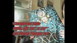 Krampus Gallery Art/Christmas Sale 45% OFF 16'' by 20'' Painting by Maria Hargis (Ashland VA Market)