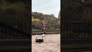 Edinburgh #scotland #travel #alba #bagpipes #edinburghcastle #fyp #shorts #freedom #tartan #explore