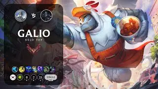 Galio Top vs Shen - KR Grandmaster Patch 13.4