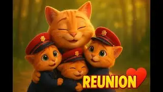 🐾 Pixar Cat Police Adventure!  Ginger Chief, Scout & Runner 🚔✨ Epic 100 Part Cinematic Journey