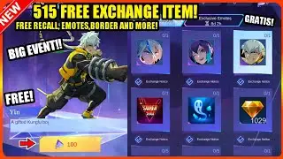 EVENT! FREE PERMANENT RECALL + BUY ANY SKIN FOR ONLY 1 DIAMOND EPARTY EVENT | MOBILE LEGENDS
