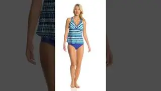 Jantzen Signature Swimwear Solid Comfort Core High Waist Bikini Bottom | SwimOutlet.com