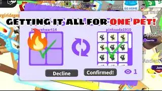 🤯 I GOT ALL NEW PETS IN ONE TRADE 😍 TRADING ALL FIRE HORSE & APPLE😱 LUNAR YEAR🔥 In Adopt Me - Roblox