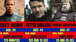 Game of Thrones Cast Secrets | Real Names, Ages & Screen Time Explained