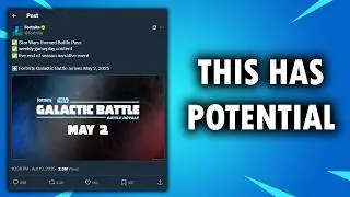 THE HYPE IS REAL.. Fortnite Community Reacts to Chapter 6 Season 3 Galactic Battle Star Wars Season