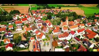 Spektakul&auml;re Luftaufnahmen: Drohnenflug &uuml;ber B&uuml;chenbach in 4K