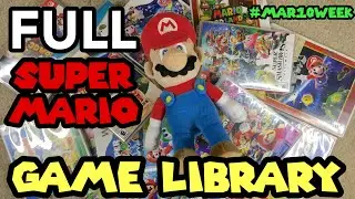 Mario Game Library...Physical & Digital Games...Virtual Console... (FULL COLLECTION) #Mar10Week