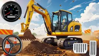 AMAZING Road Construction! | JCB Game 3D Excavator Simulator - Android Gameplay