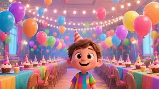 Birthday Balloon Battle &mdash; Pop! Laugh! Repeat! | Energetic Kids Party Song | Fun Birthday Nursery