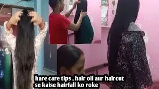 Hairfall kaise roke #hair oiling ballo ki growth ko kaise rok skta #haircaretips 