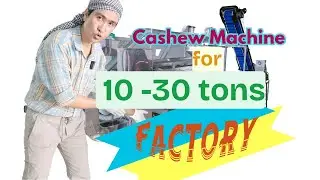 Simple & Big  Combo Cashew cutter machine 12 blades 12SHCN & Scooping  System 700SCCN