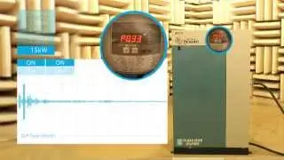 Driving Sound of 15 kW Model - Oil Free Type Scroll Compressor. ANEST-IWATA.