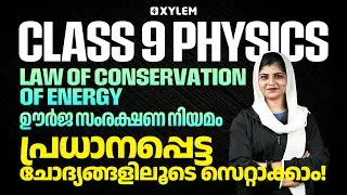 Class 9 Physics | Law of Conservation of Energy - പ്രധാനപ്പെട്ട ചോദ്യങ്ങളിലൂടെ സെറ്റാക്കാം!